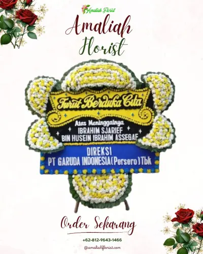 Papan Bunga Duka di Semolowaru