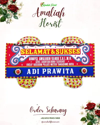 Karangan Bunga Ucapan Selamat di Semolowaru