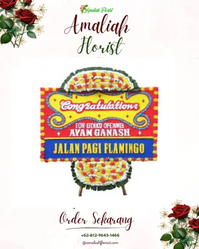 Bunga Papan Congratulation di Semolowaru